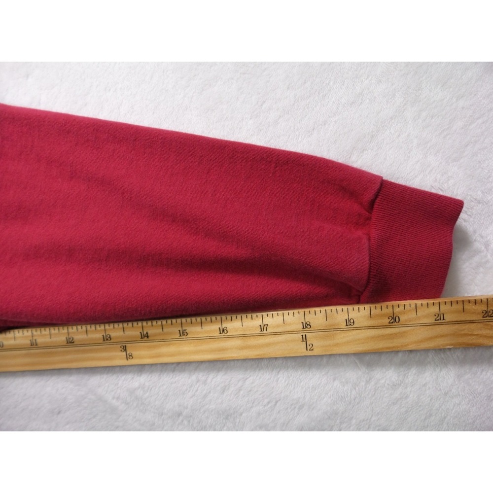 Vintage Robert Bruce Shirt Mens Size Large Red Colorblock Polo Long Sleeve - Picture 11 of 12